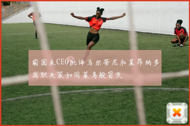 前国米CEO批评马尔蒂尼和莱昂纳多离职决策如同菜鸟般冒失